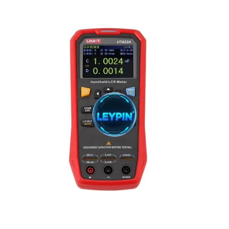 UNI-T UT622A Digital Capacimeter LCR Meter Handheld Resistance Capacitance Tester UT622C/UT622E      lexso