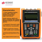 Keysight Handheld Digital Oscilloscope U1600A Agilent 100m China   ytdi
