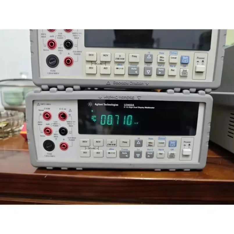 used Agilent Keysight U3402A 5 1/2 Digit Dual Display Multimeter 1pc   lexso