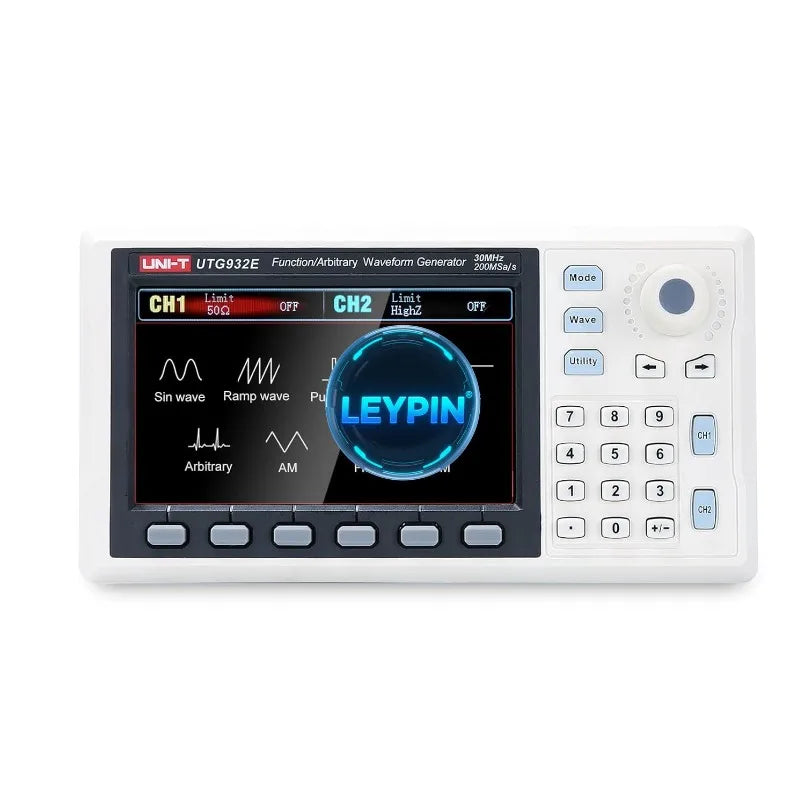 UNI T UTG932E 30MHz Dual-Channel Signal Generator 200MSa/s 14 Bits Frequency Meter Arbitrary Waveform Function  lexso