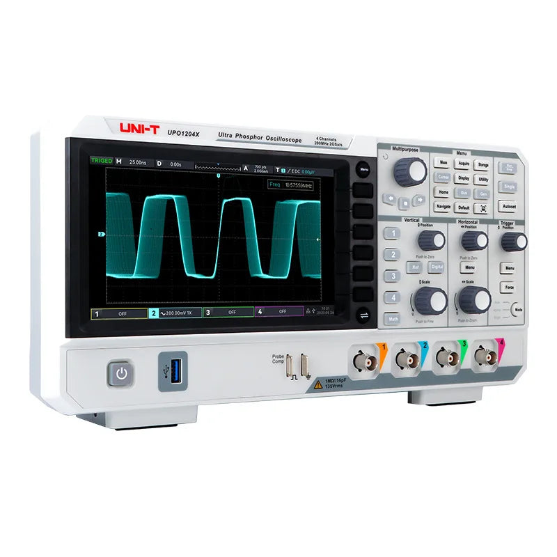 UNI-T UPO1204X - 200MHz 4Ch Digital Phosphor Oscilloscope