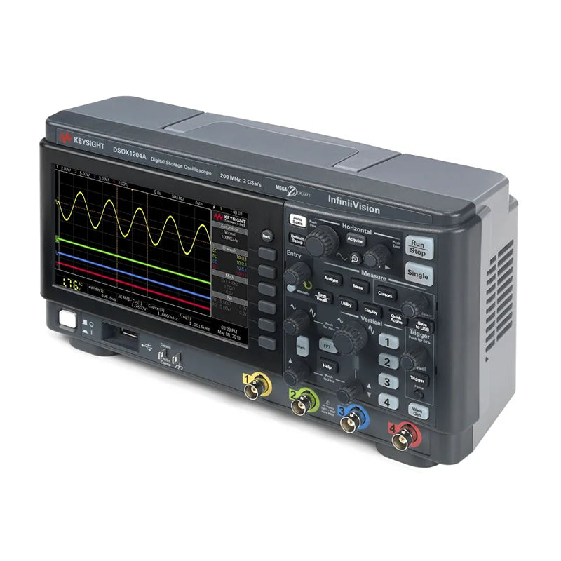 Keysight DSOX1204A Digital Oscilloscope, 70-200MHz 4 Analog Channels for University Education - New Original, Ready to Ship