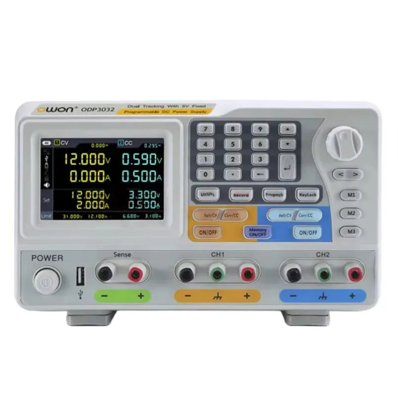 GW Instek GPE-3323C Triple Output DC Power Supply 195W Programmable Linear 0-30V/0-3A 0-5V/0-3A X1 110V Input  lexso