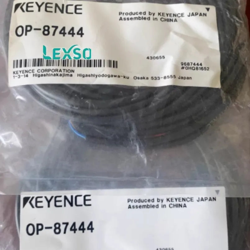 Brand New Keyence OP-87444 Panel Monitor Power Cable M8 4-pin Strand Wire 5m lexso