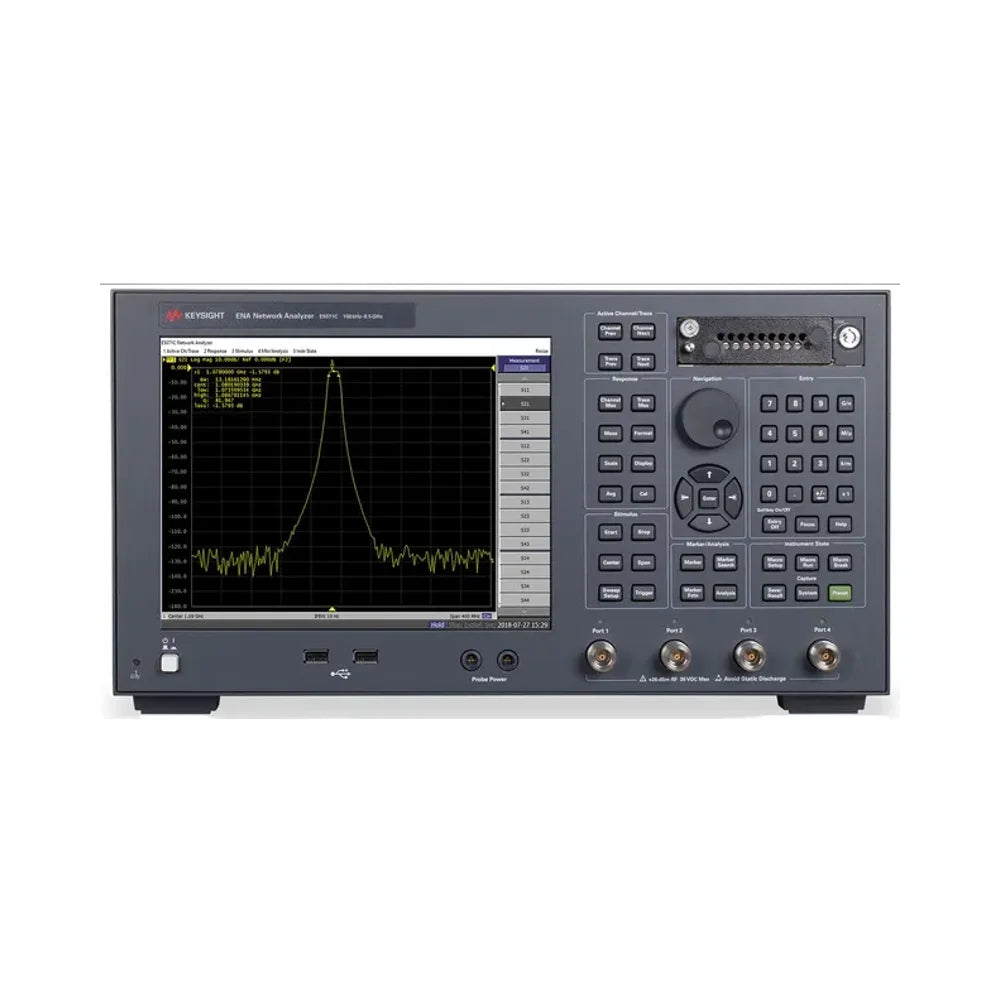 Keysight E5071C E5063A E5061B E5080B Vector Network Analyzers 5W Power 9kHz Resolution Electronic Measuring Instruments