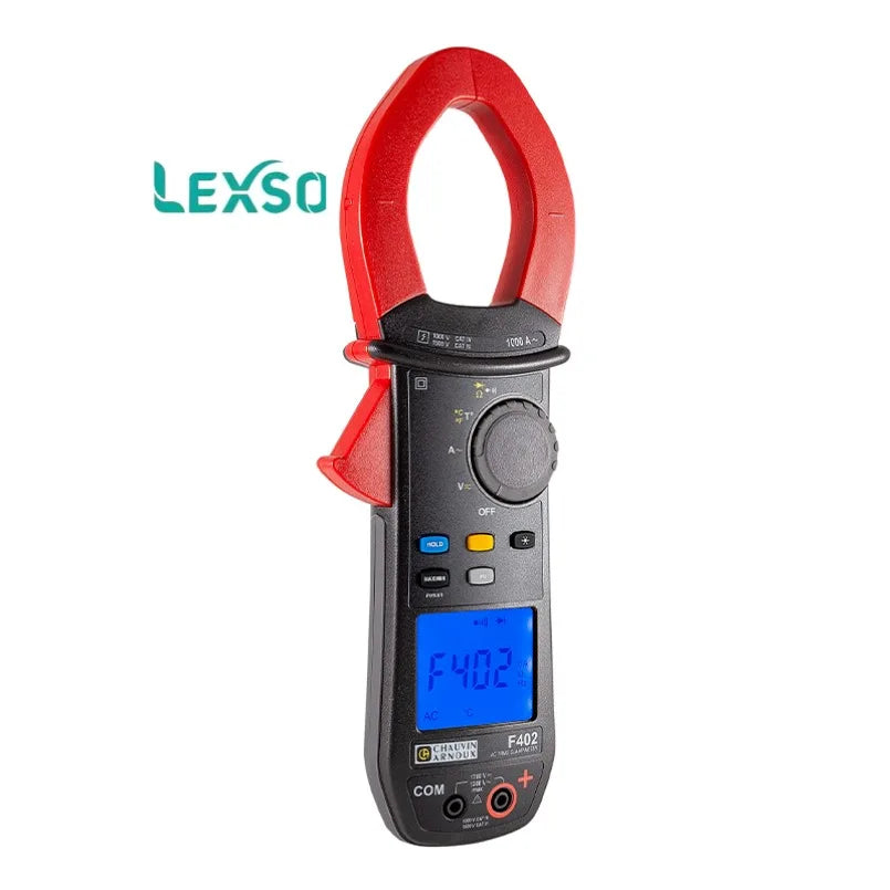 Chauvin Arnoux F406 Clamp Meter Splash-Proof (IP54) CAT III 1500 V CAT IV 1000 V Temperature Capacitance (P01120946)    lexso