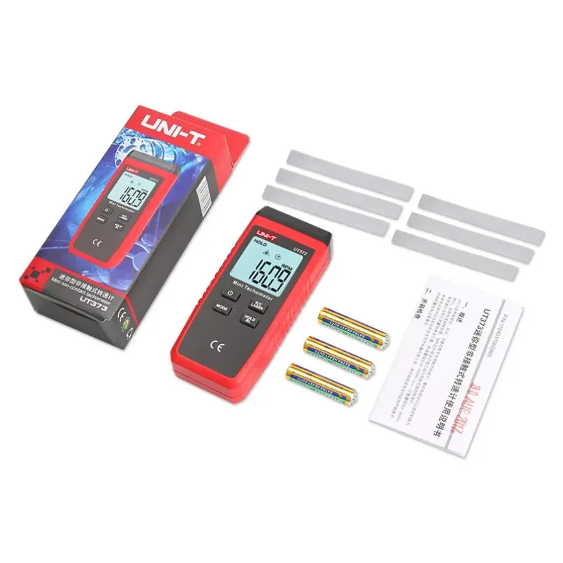 UNI-T UT373 Handheld RPM Meter Tachometer Digital Tachometer Car Gauges Motorcycle Auto GPS Tachometer Professional test lexso