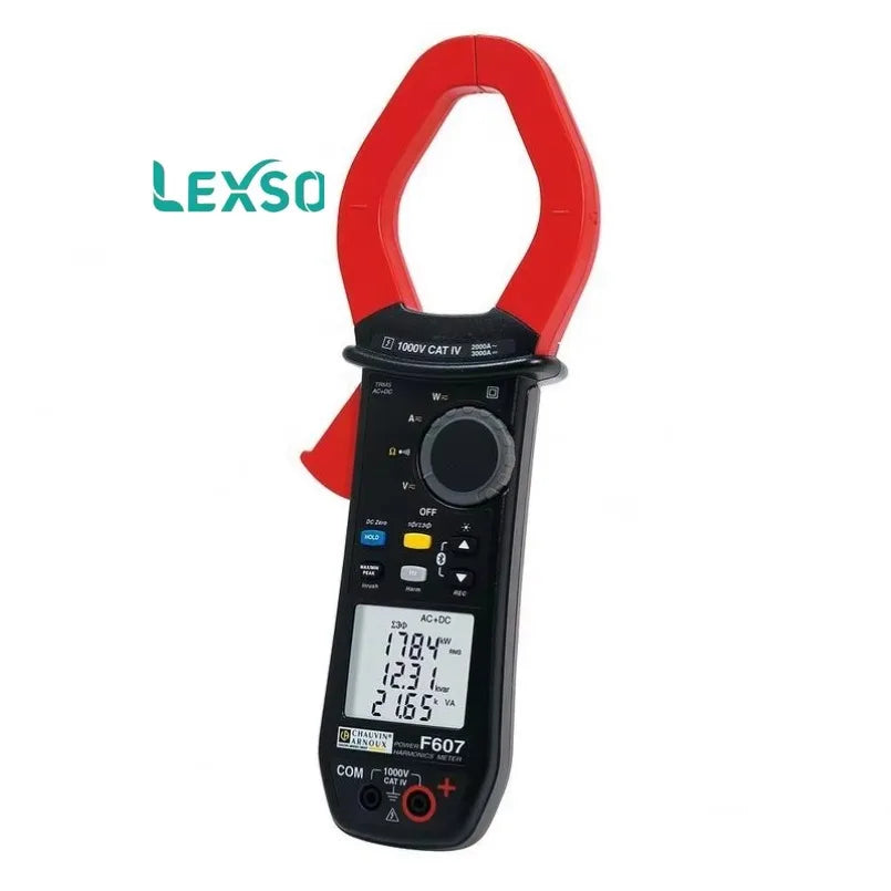 Chauvin Arnoux F607 Clamp Multimeter For Power And Harmonics Measurement  Analysis   lexso