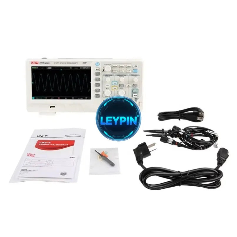 UNI-T UTD2102CEX+ UTD2202CEX+ 2 Channels 1GSa/s Digital Storage Oscilloscope    lexso