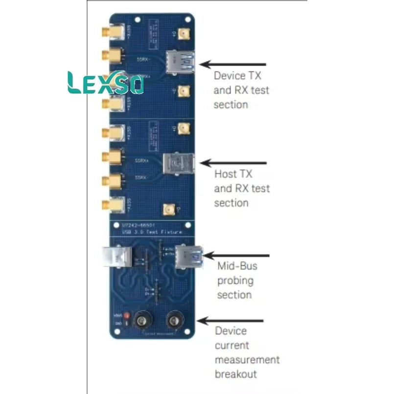 Keysight U7242A USB 3.0 Test Fixture Easy and Accurate USB 3.0 Compliance Testing lexso