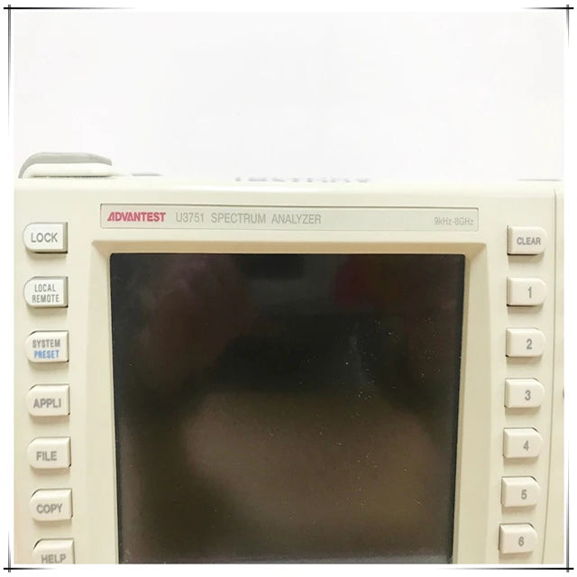 Used Advantest U3751 8G RF Spectrum Analyzer 9kHz-8GHz Network Analyzer