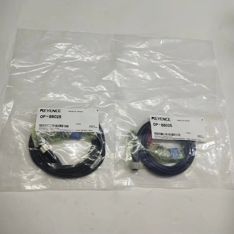 Keyence OP-88025 New Brand Sensor-to-controller Cable for 4-pin M12 Connector Type LR-T Series Laser Sensor lexso   ytdi