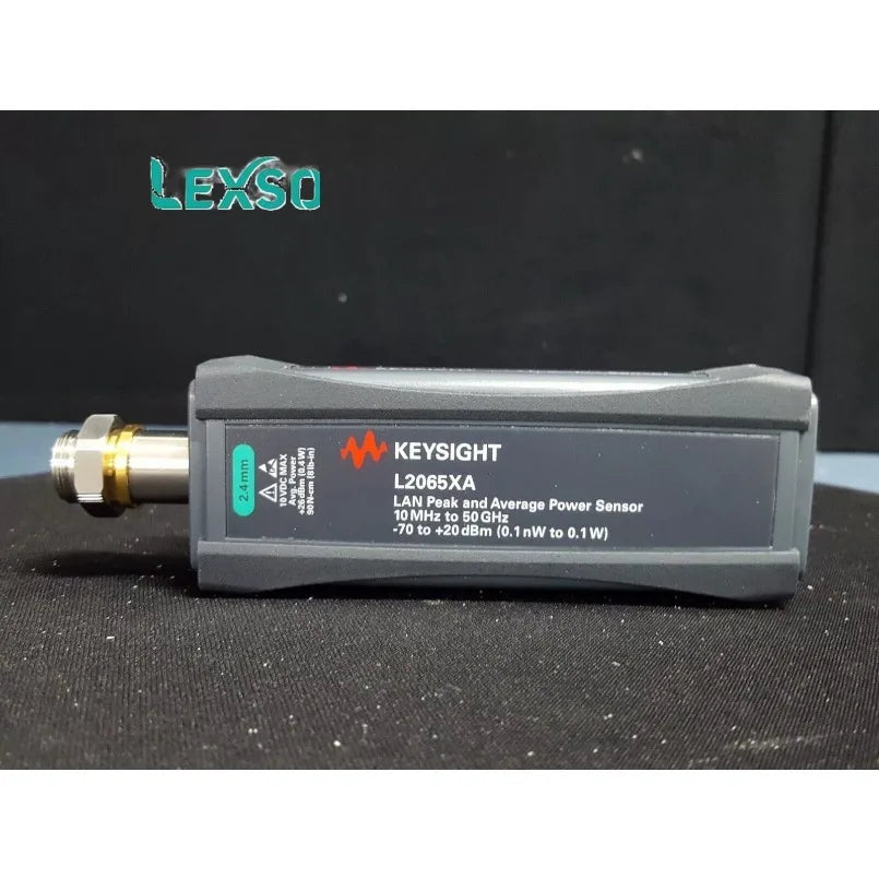 Keysight L2065XA 2.4MM/10MHz to 50GHz/50000 /-70 to +20 DBm/1M LAN Wide Dynamic Range Peak and Average Power Sensor lexso