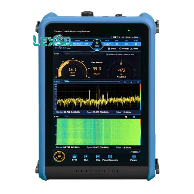 Ceyear 3943B Handheld Monitoring Receiver 9kHz-8GHz Frequency Range 20MHz Analysis Bandwidth Measuring Instruments  lexso