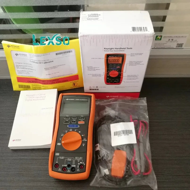 Keysight Professional Use Digital Multimeter Four-and-a-Half-Digit Handheld U1281A/U1282A Test    lexso