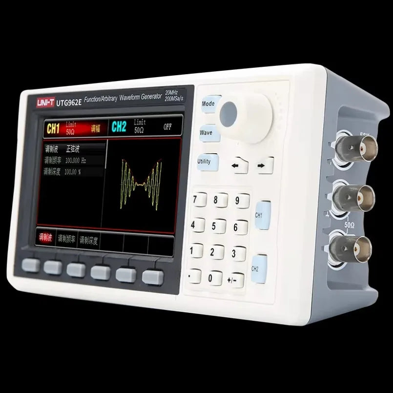 UTG962E Dual Channel 60Mhz Function Arbitrary Waveform Generator lexso
