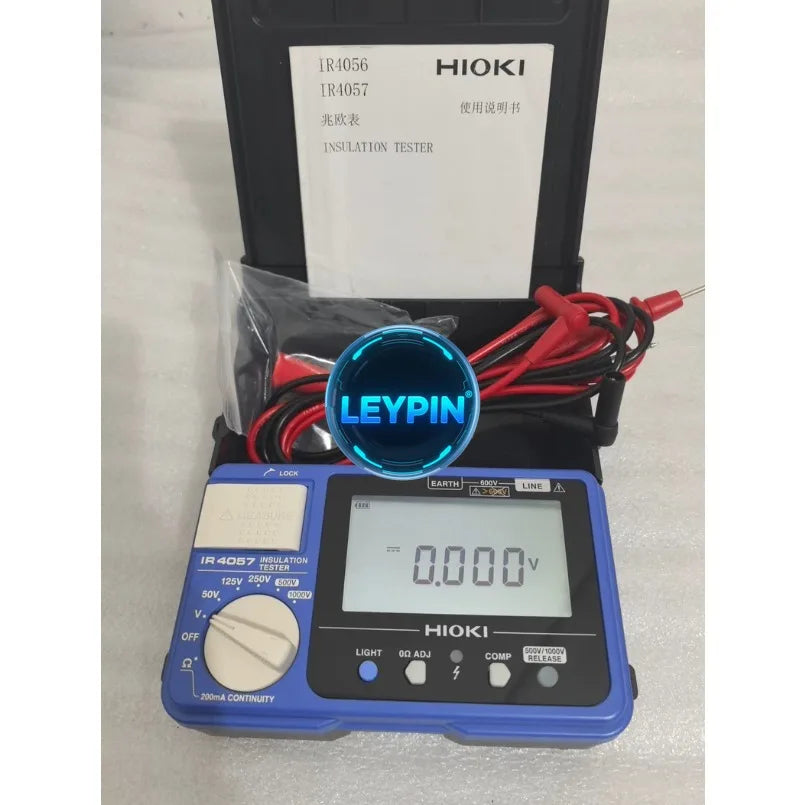 Hioki IR4057-90 Digital Insulation Resistance Tester 50V To 1000V 5-range 220V Power lexso