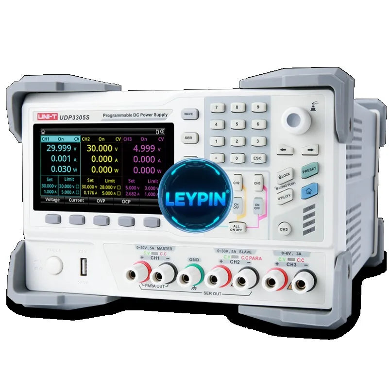 UNI-T UDP3305S-E 0~30V Programmable DC Power Supply Four Channel for Test Instrument with 0~5A OUTPUT CURRENT     lexso