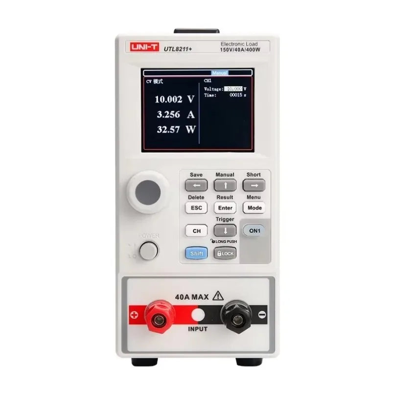 UNI-T Electronic Load Programmable UTL8211+ 150V 40A 400W Digital DC Load Battery Tester Power Supply Current Test lexso