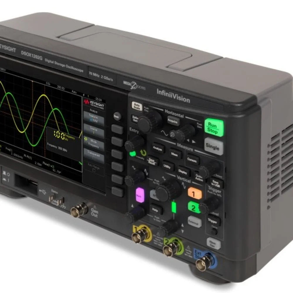osciloscopio Keysight Technologies DSOX1202G InfiniiVision 1000 X Series, 70MHz Bench Oscilloscope, 2 Analogue Channels   ytdi