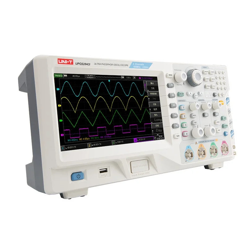 UNI-T UPO3204CS Desktop Digital Fluorescence Oscilloscope with 4 Analog Channels