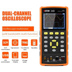 VICTOR 240 Handheld Digital Automotive Oscilloscope with Multimeter Two Channel 40mhz Bandwidth Electronic Meter with USB SCPI   ytdi