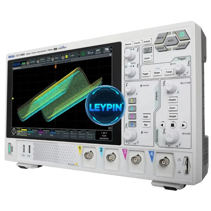Rigol DHO1204 200MHz 4-Channel Digital Oscilloscope 12-bit High Resolution 2GSa/s Sampling Rate  OEM/ODM    lexso