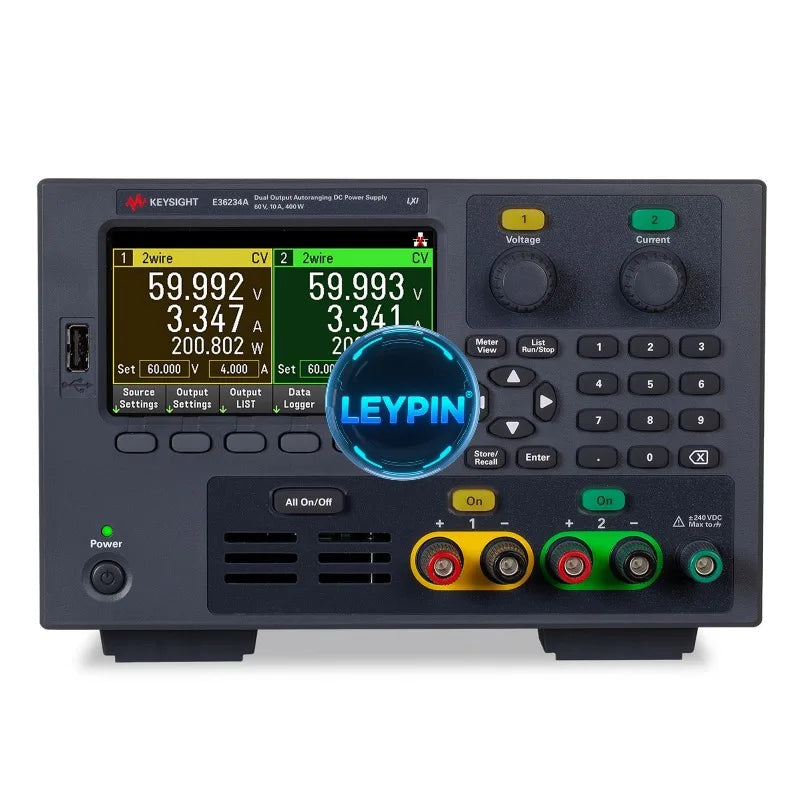 Keysight E36234A 400W Autoranging Dual Output Power Supply 60V 10A    lexso