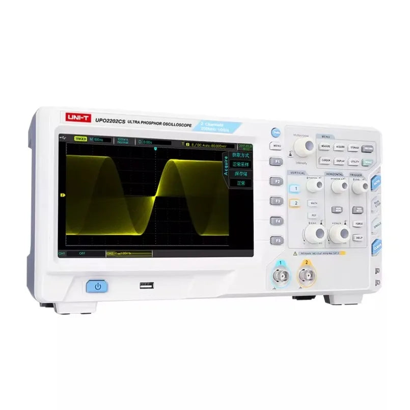 Uni-T Upo2202Cs 200Mhz Hardcover Analog Digital Fluorescence Oscilloscope Multimeter Cathode-Ray Oscilloscope 2 Channels lexso