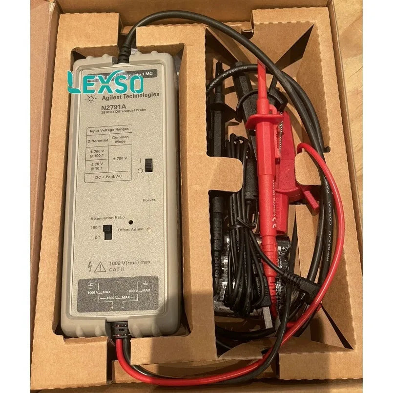 Keysight N2791A Oscilloscope High-Voltage Differential Probe for N2790A N2891A 2805 2804A Models    lexso