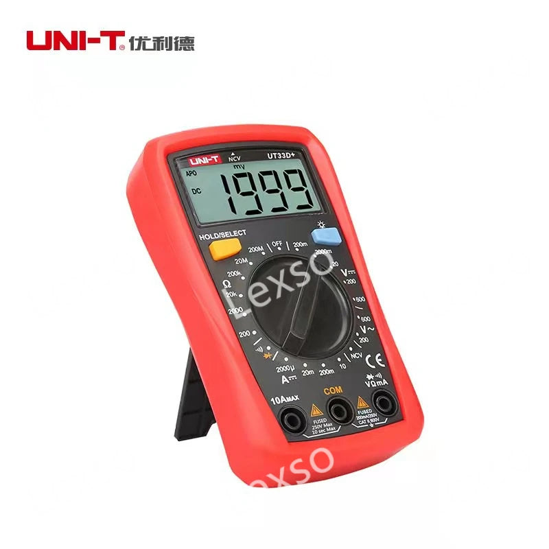 Eulide UT33 Handheld Digital Multimeter Digital Display Multimeter Small Multi-purpose Electricity Meter    ytdi