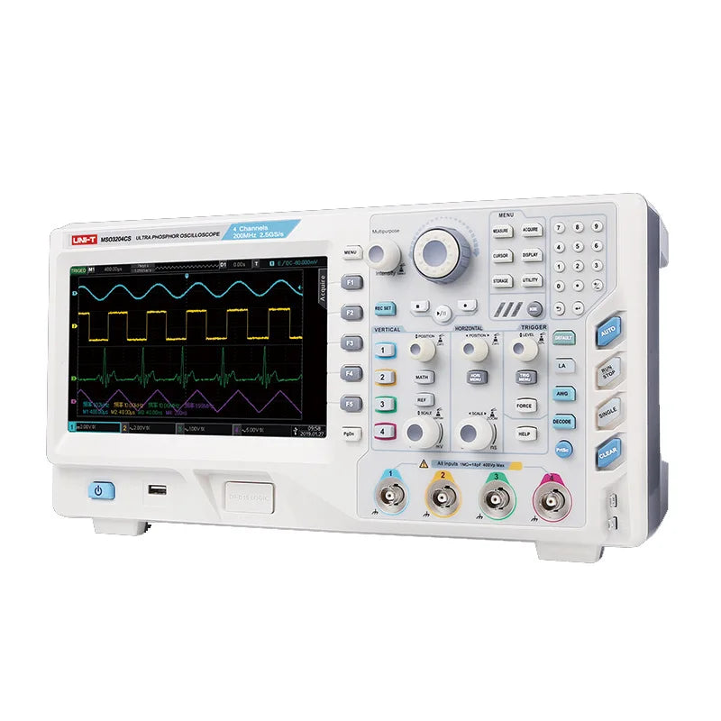 UNI-T MSO3204CS Mixed Signal Digital Oscilloscope Fluorescence Numérique