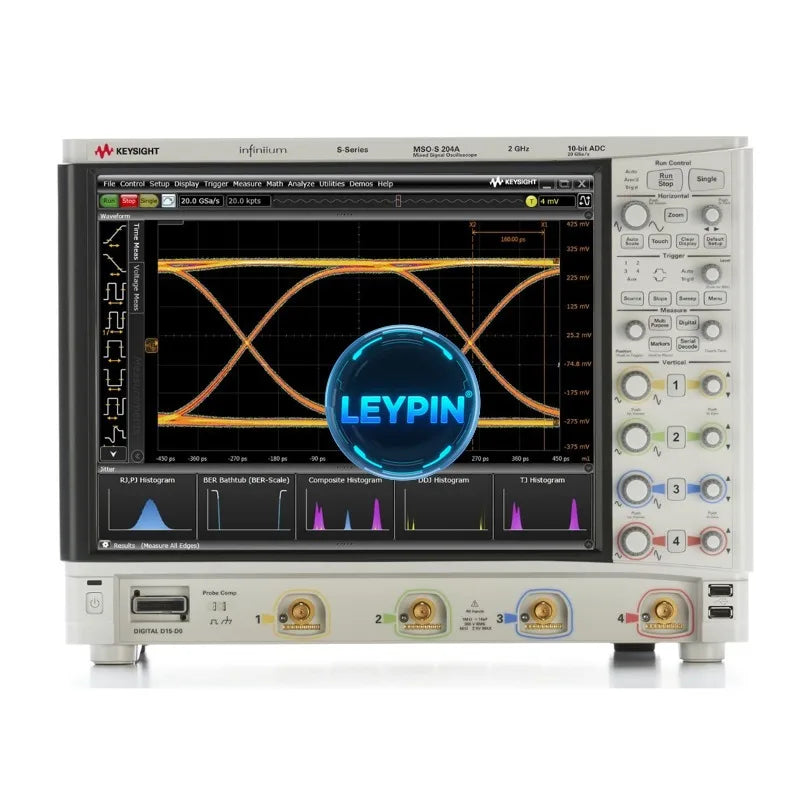 Keysight MSOS204A HD Oscilloscope: 2 GHz, 4 Analog Channels Plus 16 Digital Channels Maximum Sampling Rate 20 GSa/sec    lexso