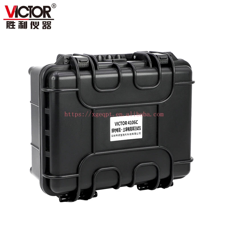 VICTOR 4106C Smart Digital Ground Resistance or Soil Resistivity Electrical Rechargeable Tester AC Voltage Measurement LS   ytdi
