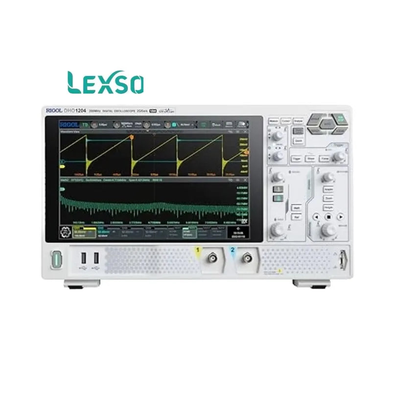 Rigol DHO1204 200MHz 4-Channel Digital Oscilloscope for Measurement 12-bit High Resolution 2GSa/s Sampling Rate r lexso