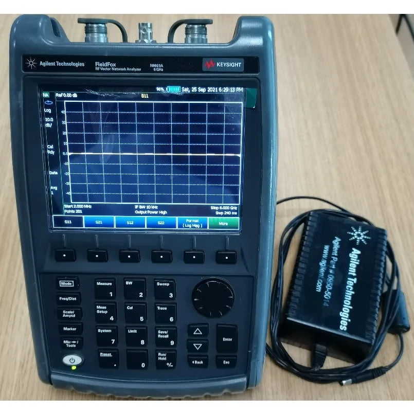 Keysight/ AGILENT N9923A FIELDFOX RF VECTOR NETWORK ANALYZER 6GHz--     ytdi