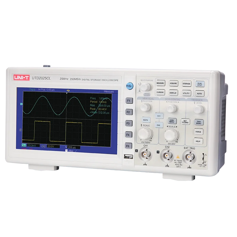 UNI-T UTD2025CL Digital Storage Oscilloscope Oscilloscope Logic Analyzer Usb Shenzhen Oscilloscope lexso