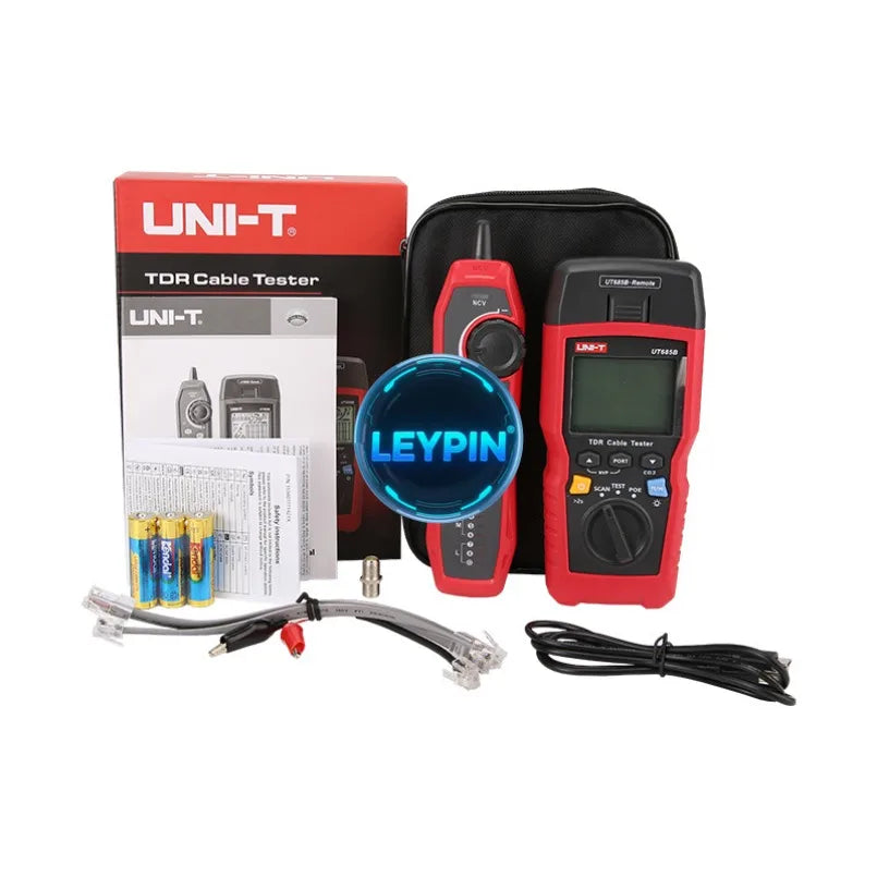 UNI-T UT685B Kit TDR Cable Tester that Tests RJ11 RJ45 Coaxial Cable Types Identifies POE Standards Range 500m     lexso