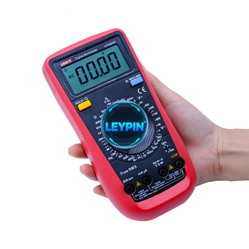 UT890D+ Handheld Multimeter AC DC Frequency Capacitance Voltage Meter Portable  Digital Multimeter      lexso