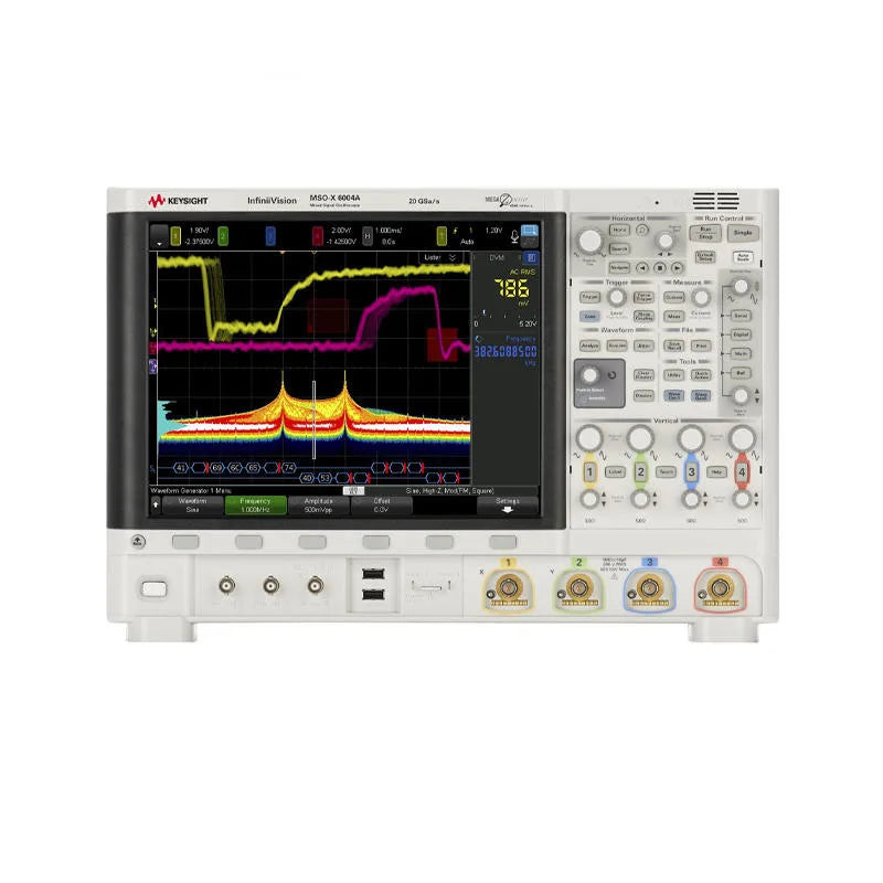 Keysight MSOX6004A 1 GHz Bandwidth Mixed-Signal Oscilloscope 4 Analog 16 Digital Channels 16-Bit Resolution 20 GSa/s Sample Rate