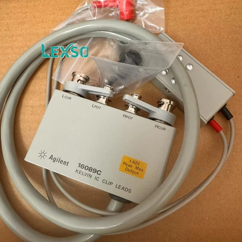 Keysight 16089C Kelvin IC Clip Lead 5 Hz to 100 KHz, Operating Temperature: 0 to 55    lexso