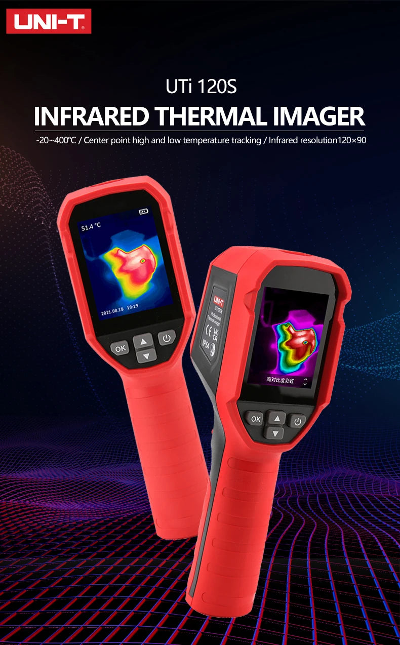 UNI-T UTi120S Industrial Thermal Imager 120x90 Pixels Temperature Measurement Range -20~400 Celsius Price Contact Us    ytdi