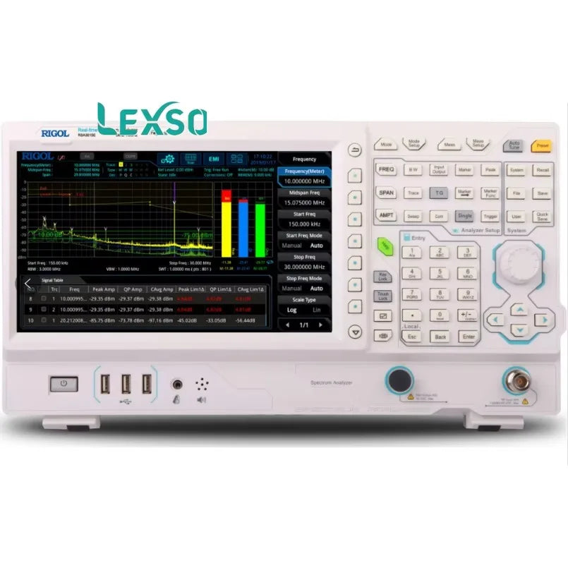RIGOL RSA3015E 1.50 GHz High-Performance Real-Time RF Spectrum Analyzer lexso