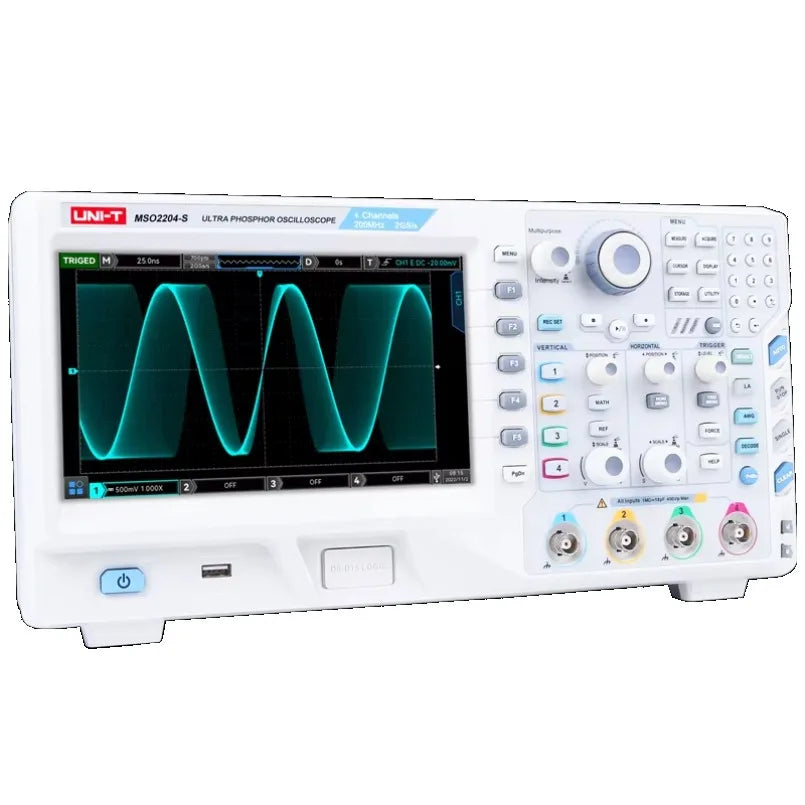 UNI-T UPO2102 Touch Screen Digital Fluorescence Oscilloscope Dual Channel 100M Bandwidth 2GSa/s Sample Rate 56Mpts Memory Depth lexso