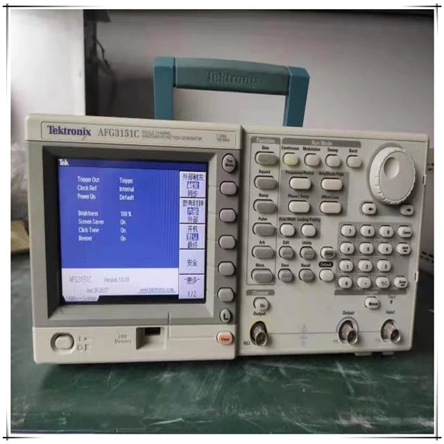 Used Tektronix AFG3151C Arbitrary Waveform Function Generator Single Channel 100M Signal Source