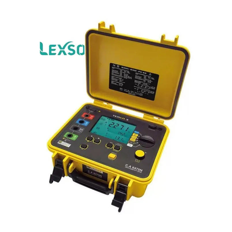 Chauvin Arnoux CA6470N Digital Multifunctional Earth Resistance Tester Measuring & Analysing Instruments   lexso