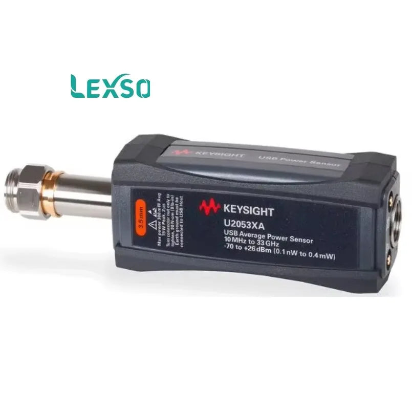Keysight U2053XA 3.5mm USB Wide Dynamic Range Average Power Sensor 10MHz to 33GHz, -70 to +26 DBM, 50000 Readings/sec    lexso