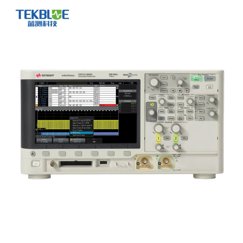 Keysight Bandwidth 500MHz 2analog Channels 4 Mpts Memory DSOX3052G Oscilloscope