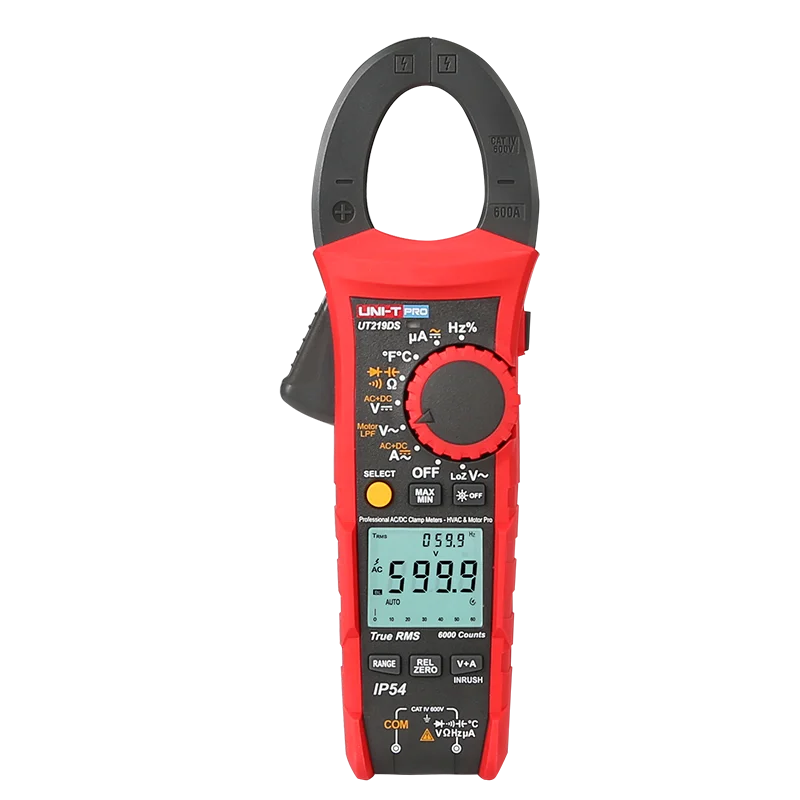 Uni-T UT219Ds Factory Maintenance Resistance Tester True Rms Ac Dc Dual Measuring Mode Digital Clamp Meter Ammeter Clamp lexso