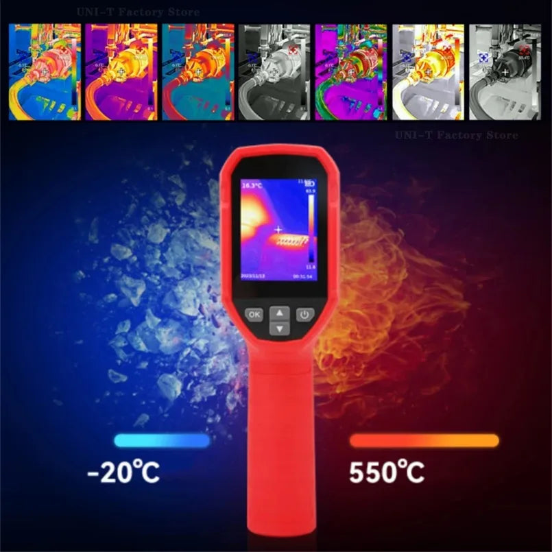 UNI-T UTi160S Thermal Imager Infrared Resolution 160x120 Thermal Imaging with Laser PC Software IR Thermographic Camera lexso